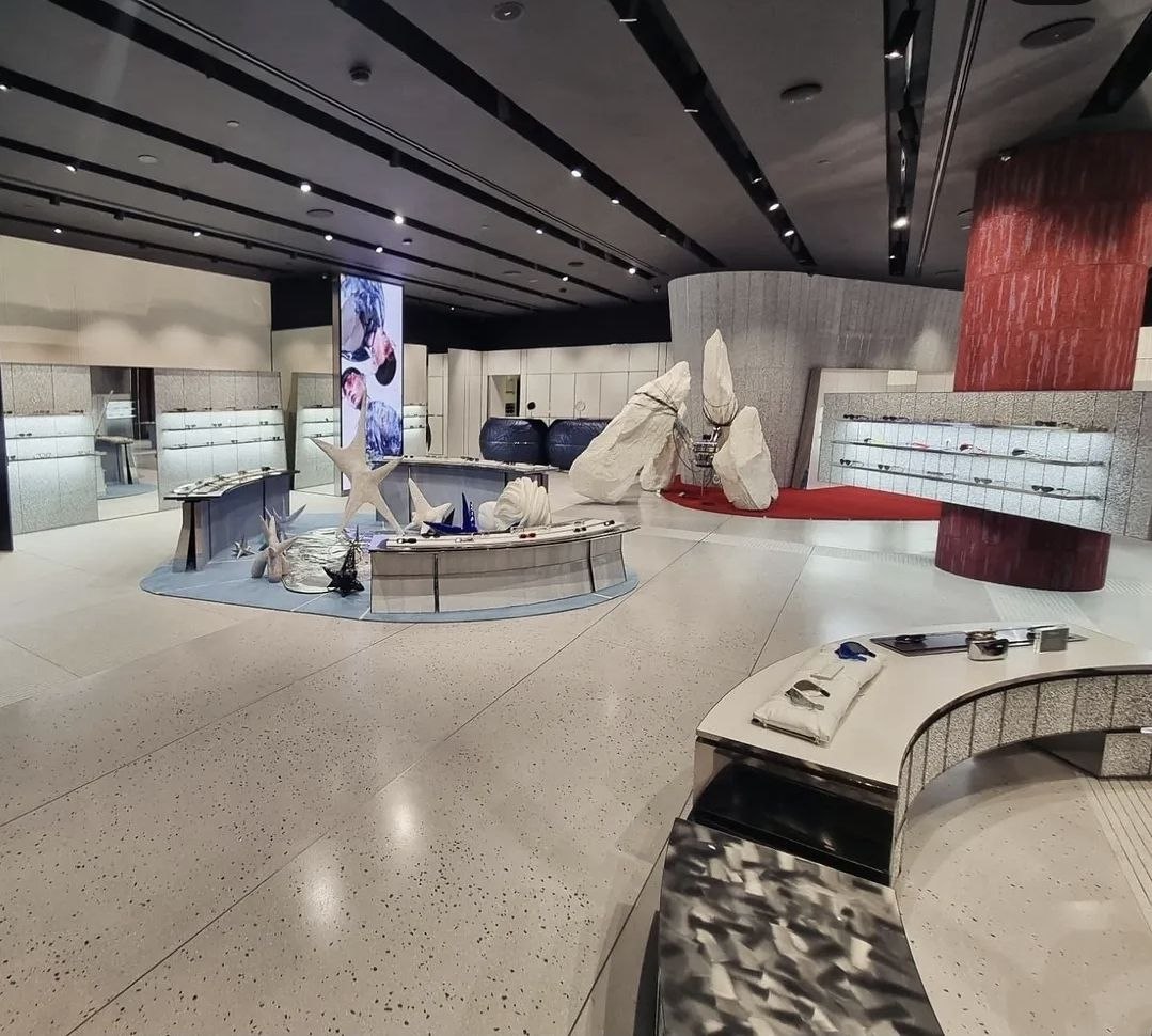 High end retail shop front-of-house cleaned before opening, Melbourne