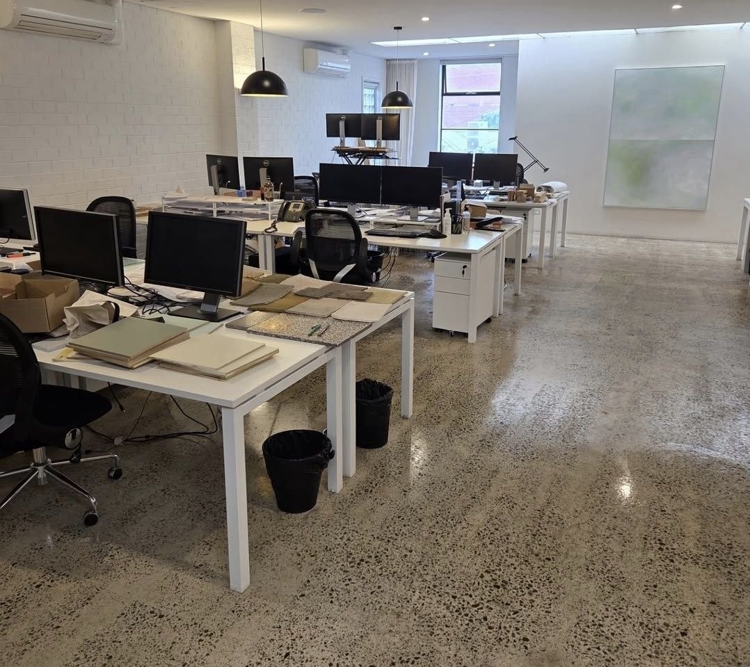 Architecture studio in Richmond Melbourne after a weekly commercial clean
